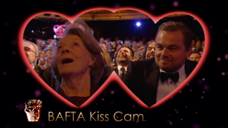 Leonardo DiCaprio Got to Kiss Goddess Maggie Smith at the BAFTA Awards